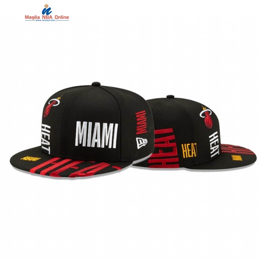 Cappelli 2020 Miami Heat TIP OFF SERIES 59FIFTY FITTED Nero Acquista