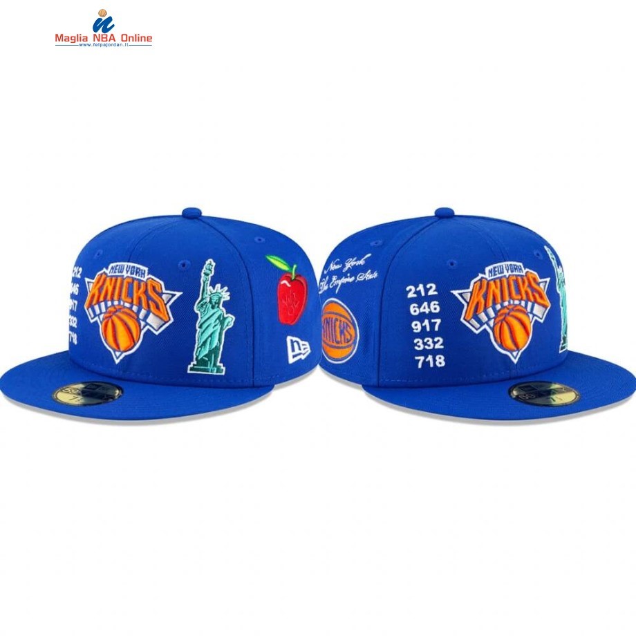 Cappelli 2020 New York Knicks City Local 59FIFTY Fitted Blu Acquista