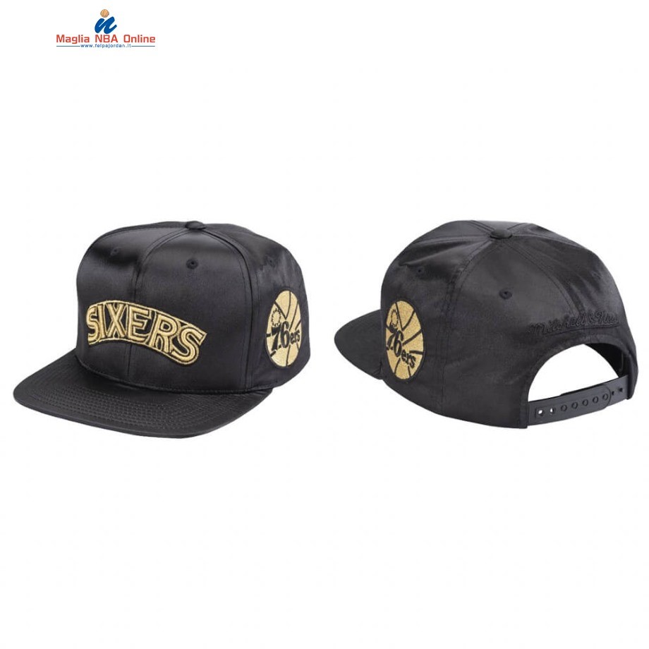 Cappelli 2020 Philadelphia 76ers Nero Hardwood Classics Acquista