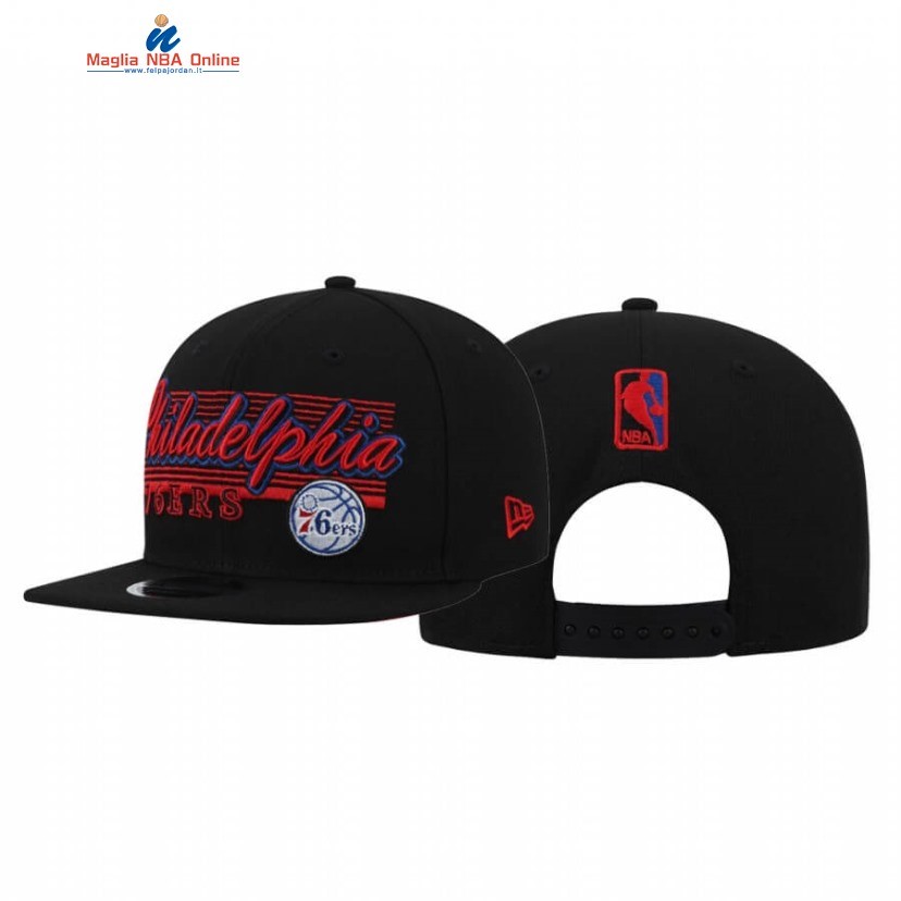 Cappelli 2020 Philadelphia 76ers Retro Lines 9FIFTY Nero Acquista