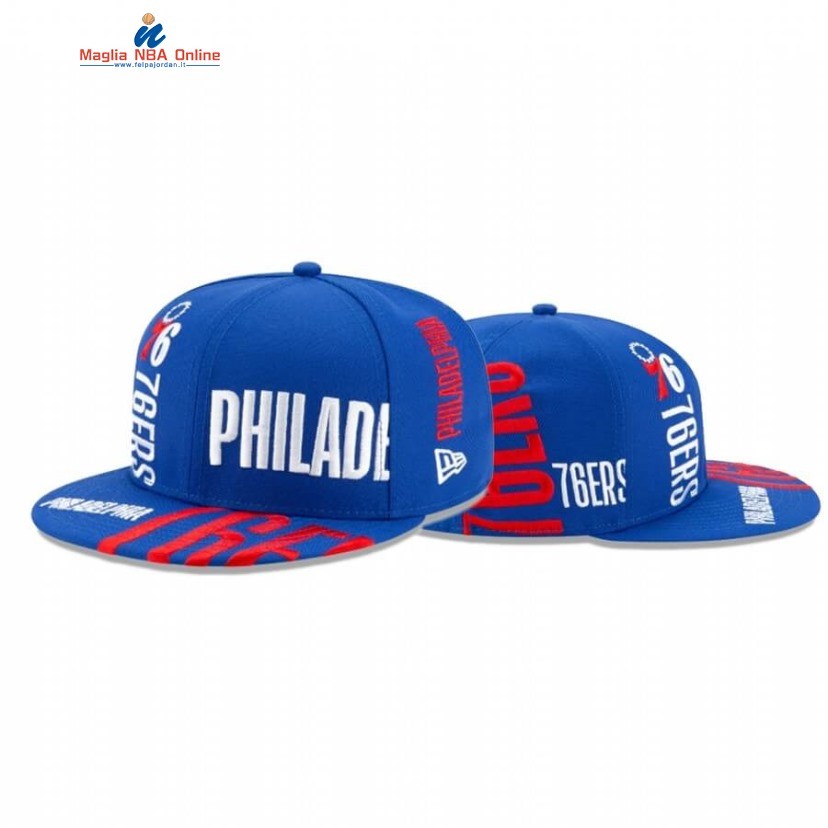 Cappelli 2020 Philadelphia 76ers TIP OFF SERIES 59FIFTY FITTED Blu Acquista