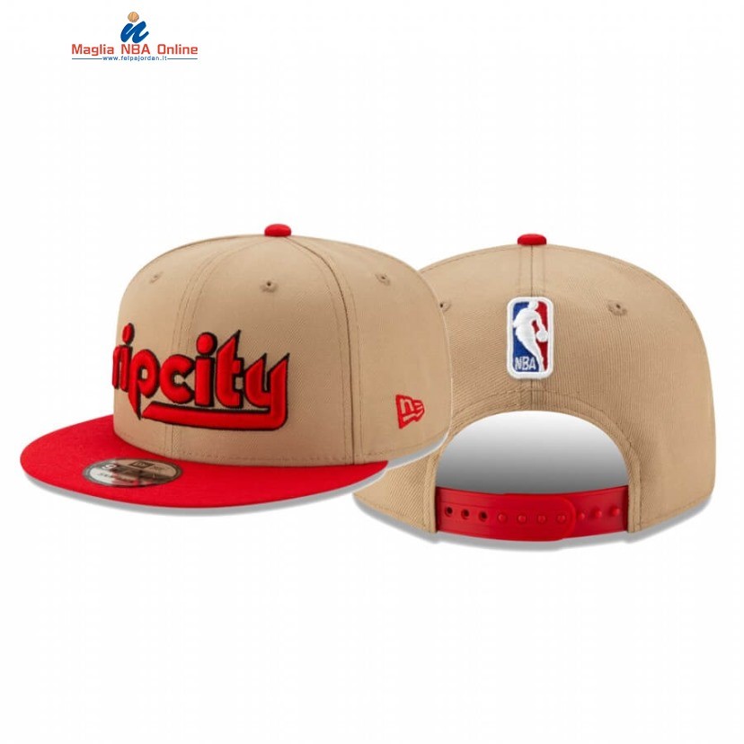 Cappelli 2020 Portland Trail Blazers 9FIFTY Giallo Rosso Città Acquista