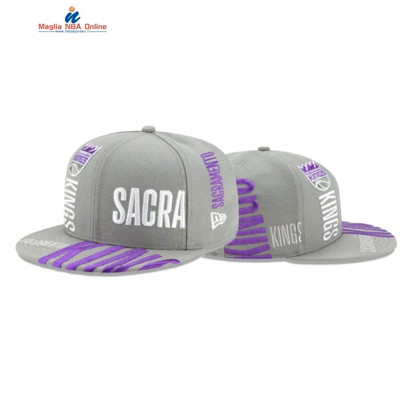 Cappelli 2020 Sacramento Kings TIP OFF SERIES 59FIFTY FITTED Grigio Acquista