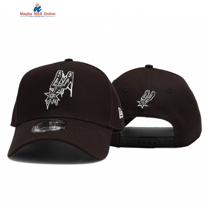 Cappelli 2020 San Antonio Spurs Drip Logo 9FORTY A Frame Nero Acquista