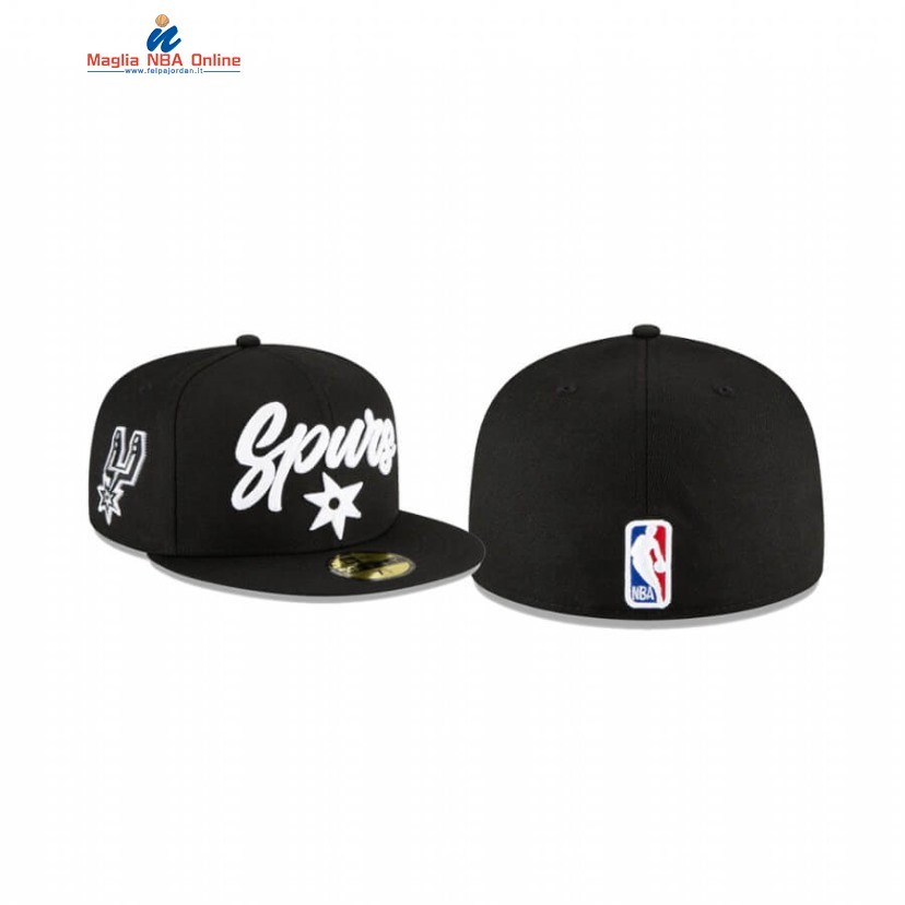 Cappelli 2020 San Antonio Spurs OTC 59FIFTY Fitted Nero Acquista