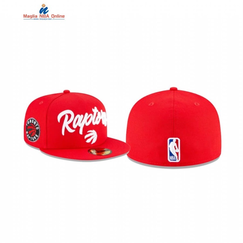 Cappelli 2020 Toronto Raptors OTC 59FIFTY Fitted Rosso Acquista