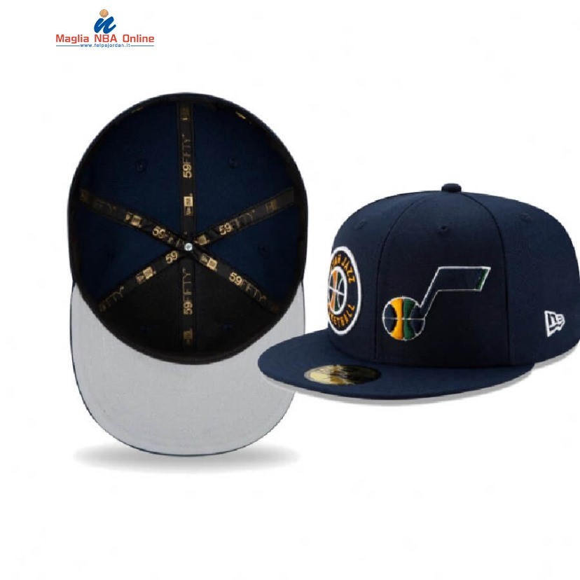 Cappelli 2020 Utah Jazz 100th Anniversary Marino Acquista