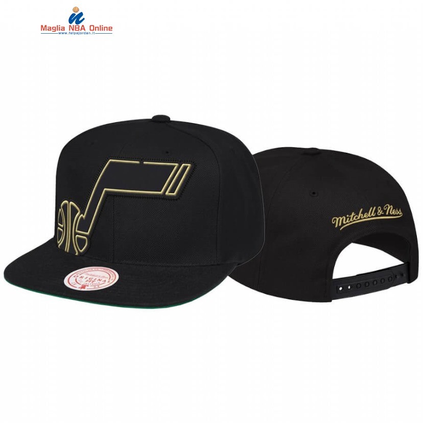 Cappelli 2020 Utah Jazz Crop XL Nero Hardwood Classics Acquista