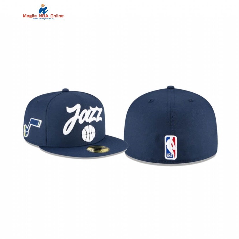 Cappelli 2020 Utah Jazz OTC 59FIFTY Fitted Marino Acquista