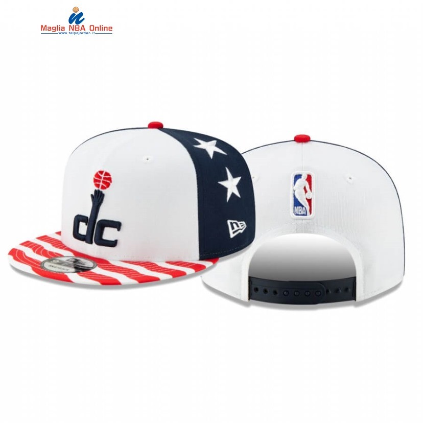 Cappelli 2020 Washington Wizards 9FIFTY Adjustable Bianco Grigio Città Acquista