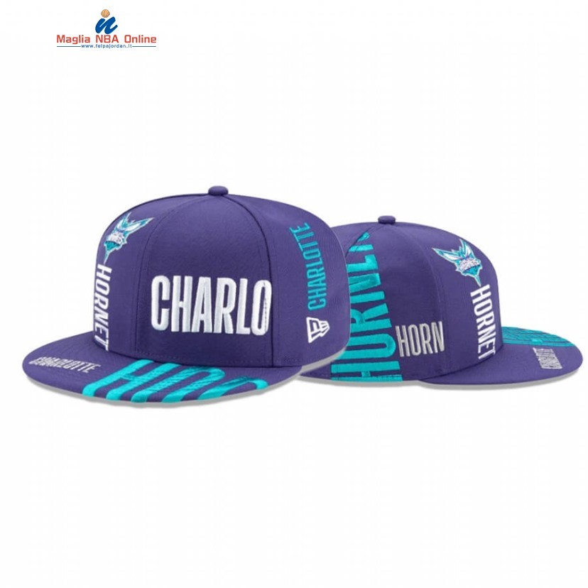 Cappelli Charlotte Hornets TIP OFF SERIES 59FIFTY FITTED Porpora Acquista