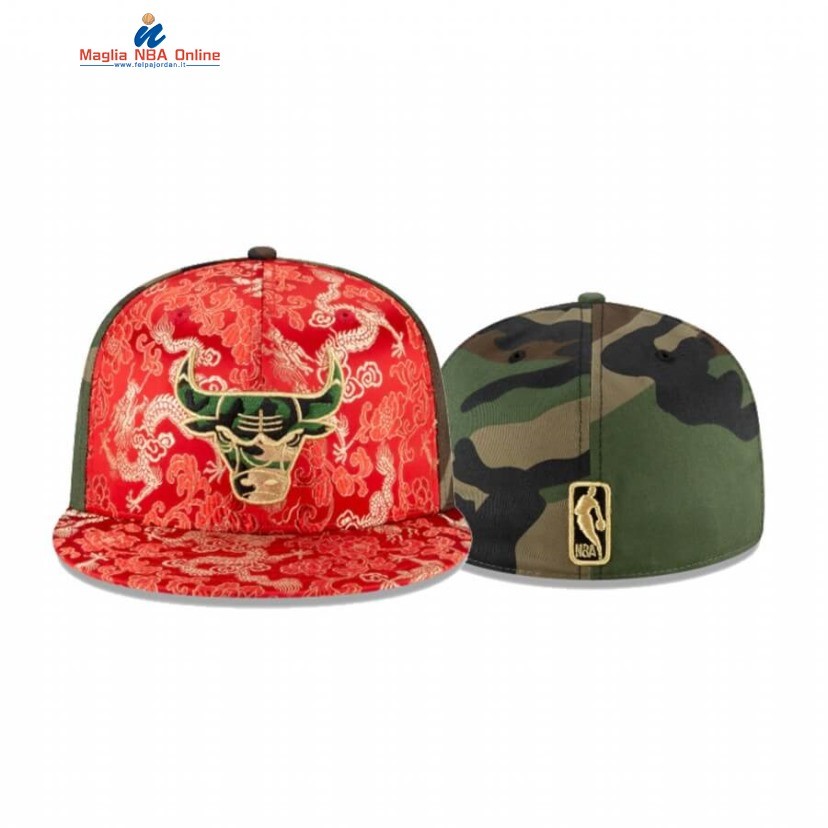 Cappelli Chicago Bulls 100th Anniversary 59FIFTY Fitted Rosso Acquista