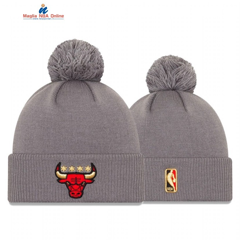 Cappelli Di Lana 2020-21 Chicago Bulls Grigio Città 2020-21 Acquista