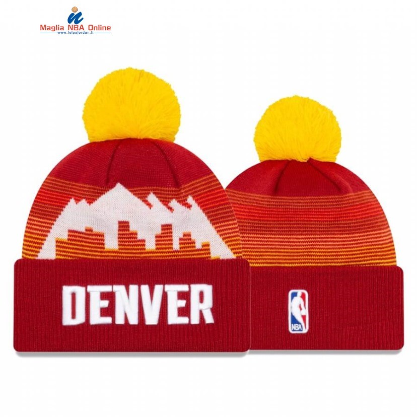 Cappelli Di Lana 2020-21 Denver Nuggets Rosso Oro Città 2020-21 Acquista