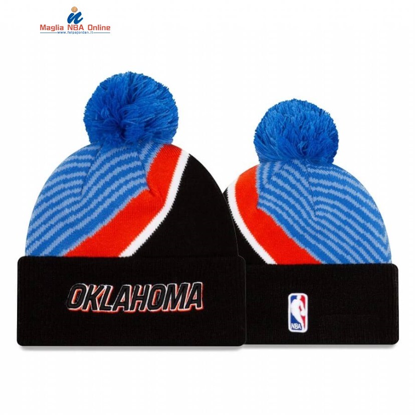 Cappelli Di Lana 2020-21 Oklahoma City Thunder Pom Nero 2020-21 Acquista