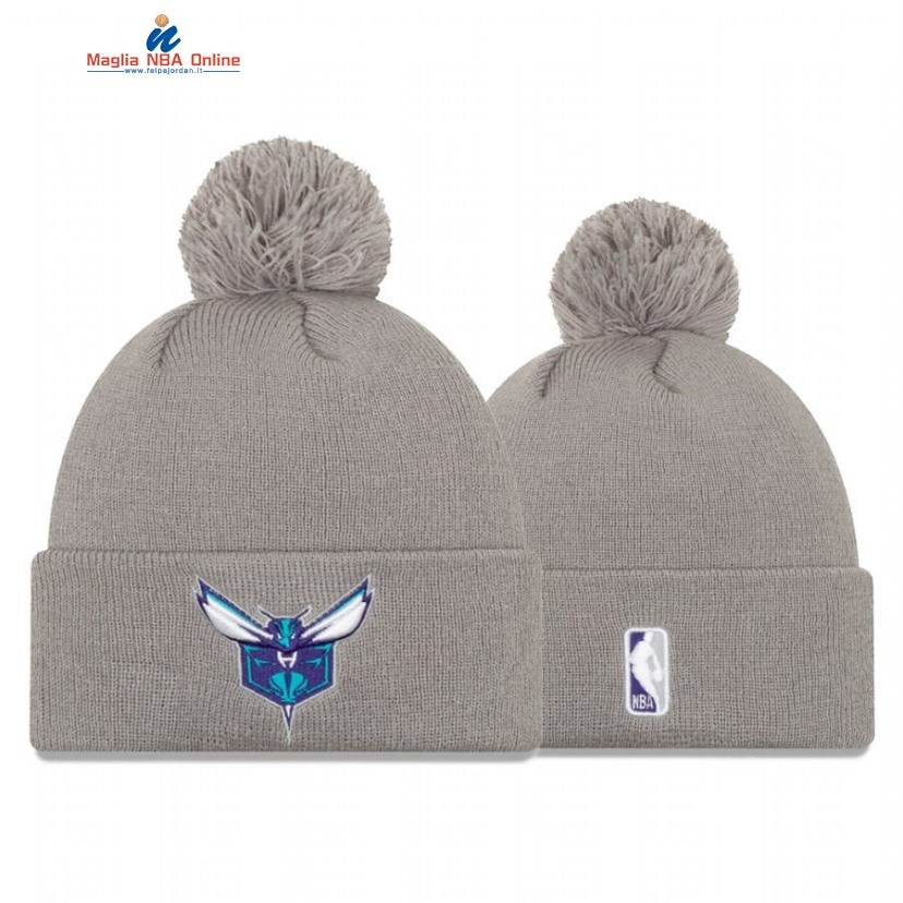 Cappelli Di Lana 2020 Charlotte Hornets Grigio Città 2020 Acquista