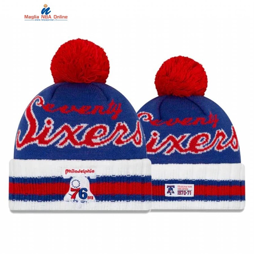 Cappelli Di Lana 2020 Philadelphia 76ers Blu Hardwood Classics 2020 Acquista