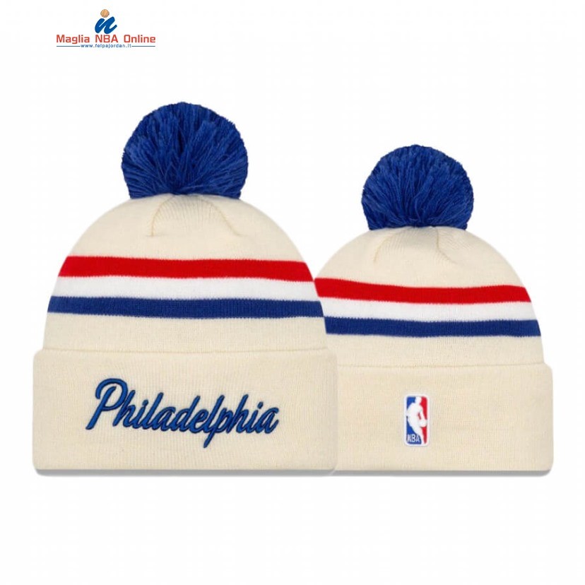 Cappelli Di Lana 2020 Philadelphia 76ers Crema 2020 Acquista