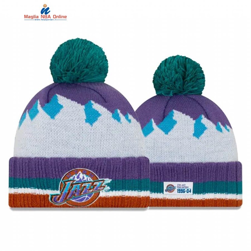 Cappelli Di Lana 2020 Utah Jazz Porpora Hardwood Classics 2020 Acquista