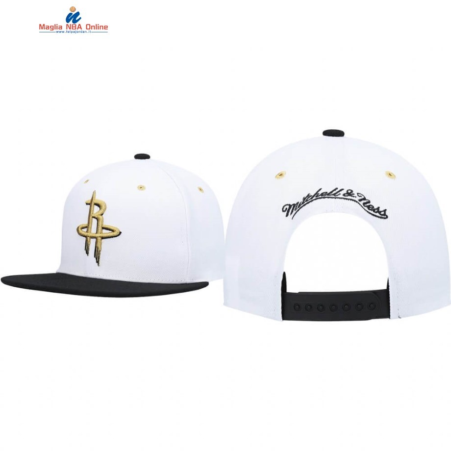 Cappelli Houston Rockets Pop Oro Bianco Hardwood Classics Acquista