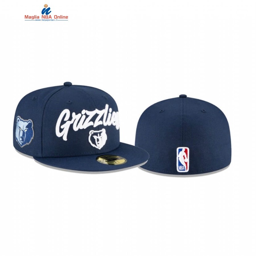 Cappelli Memphis Grizzlies OTC Hat 59FIFTY Fitted Marino Acquista