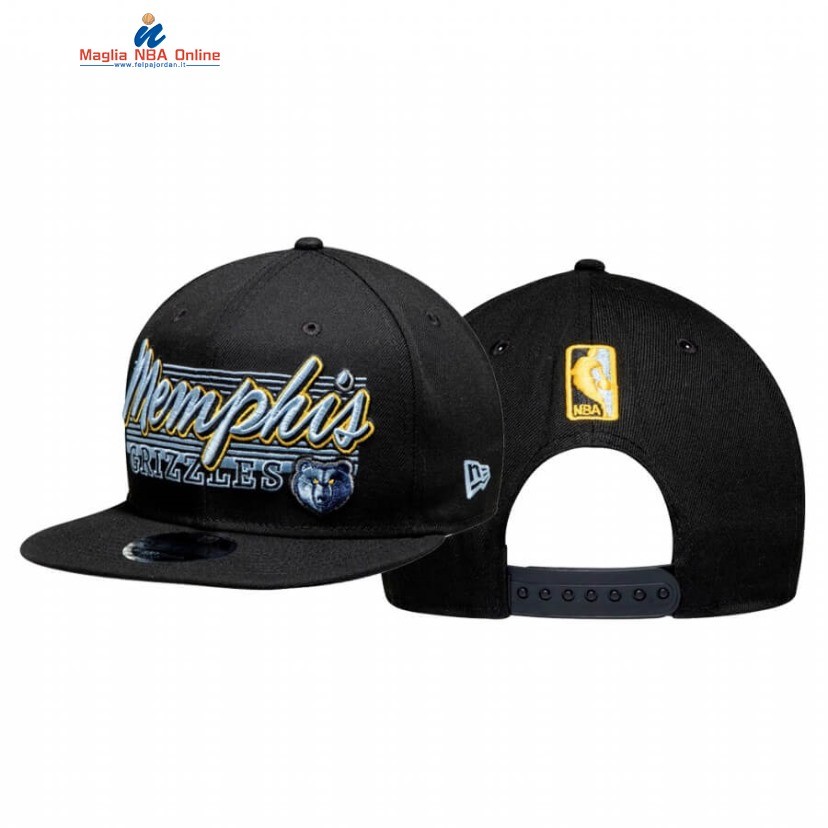 Cappelli Memphis Grizzlies Retro Lines Adjustable 9FIFTY Nero Acquista