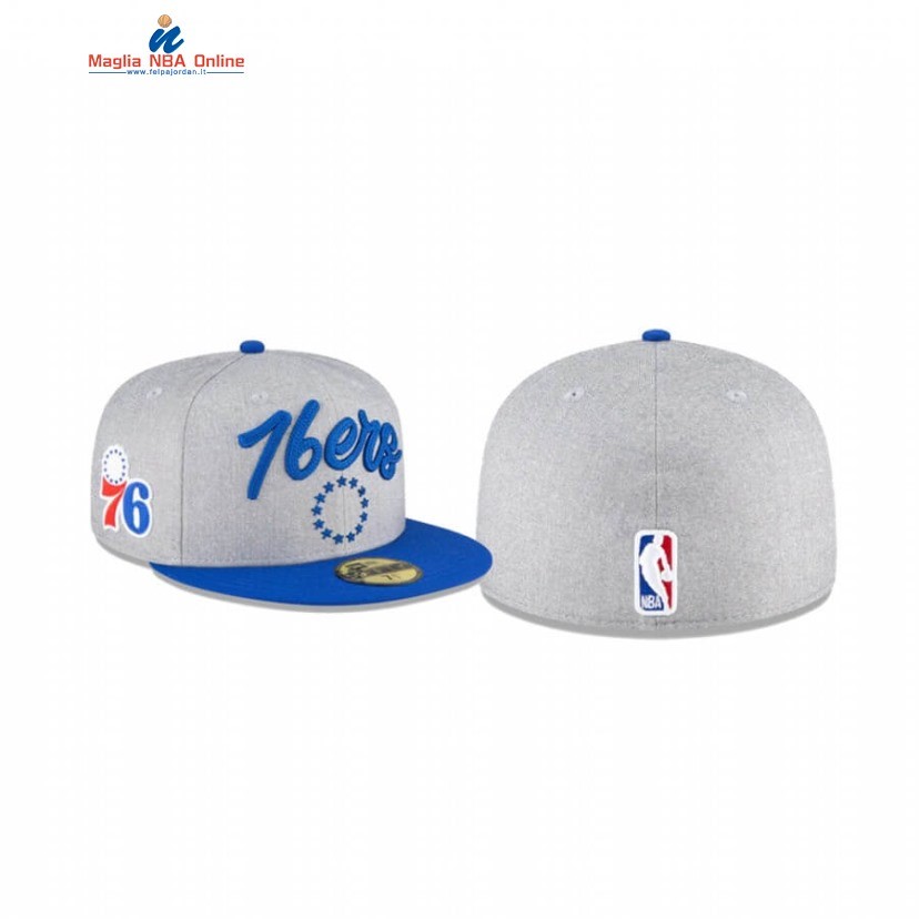 Cappelli Philadelphia 76ers Heather OTC 59FIFTY Fitted Grigio Acquista