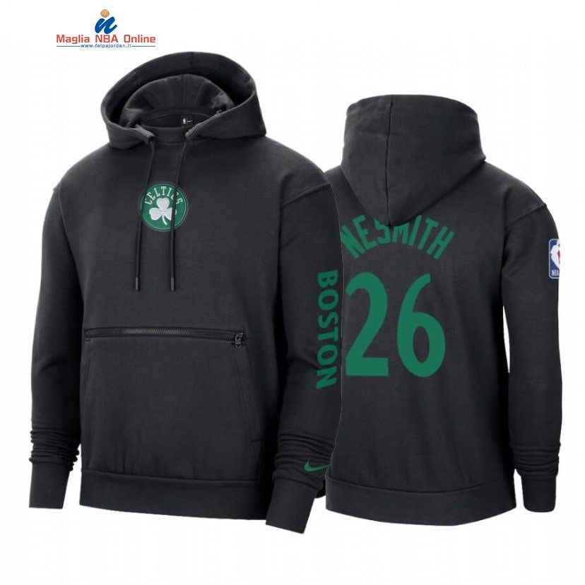 Felpe Con Cappuccio Boston Celtics #26 Aaron Nesmith Nero Città 2020 Acquista
