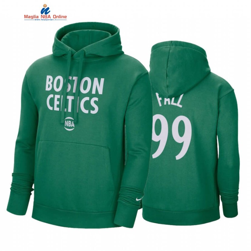 Felpe Con Cappuccio Boston Celtics #99 Tacko Fall Essential Verde Città 2020-21 Acquista