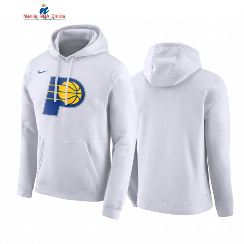 Felpe Con Cappuccio Indiana Pacers Bianco Città 2019-20 Acquista