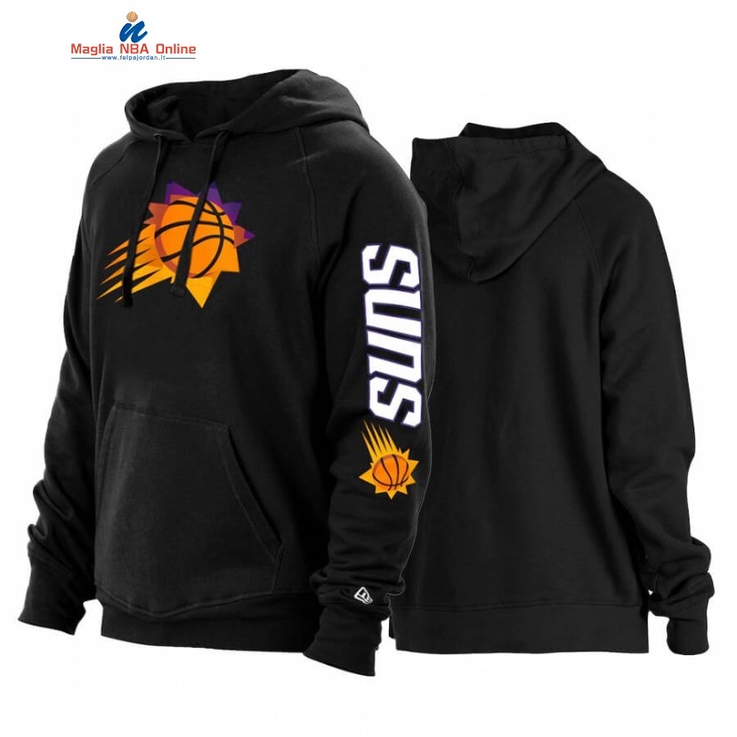 Felpe Con Cappuccio Phoenix Suns Nero Città 2020-21 Acquista