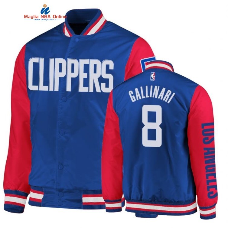 Giacca NBA Los Angeles Clippers #8 Danilo Gallinari Blu Acquista
