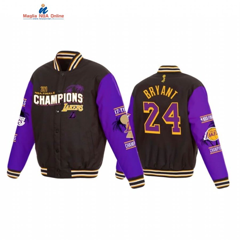 Giacca NBA Los Angeles Lakers #24 Kobe Bryant Nero 2020 Acquista