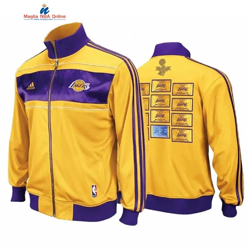 Giacca NBA Los Angeles Lakers Oro 2020 Acquista