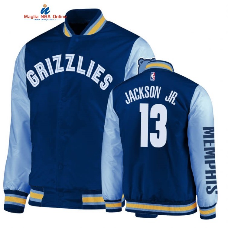Giacca NBA Memphis Grizzlies #13 Jaren Jackson Jr. Blu 2020 Acquista