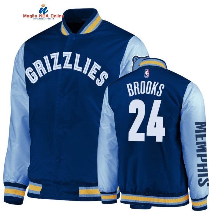 Giacca NBA Memphis Grizzlies #24 Dillon Brooks Blu 2020 Acquista