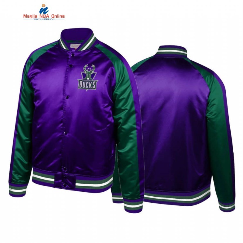 Giacca NBA Milwaukee Bucks Porpora Hardwood Classics 2020 Acquista