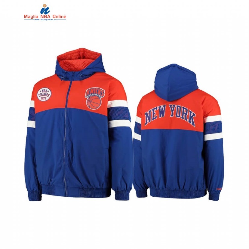 Giacca NBA New York Knicks Blu Hardwood Classics 1973 Acquista