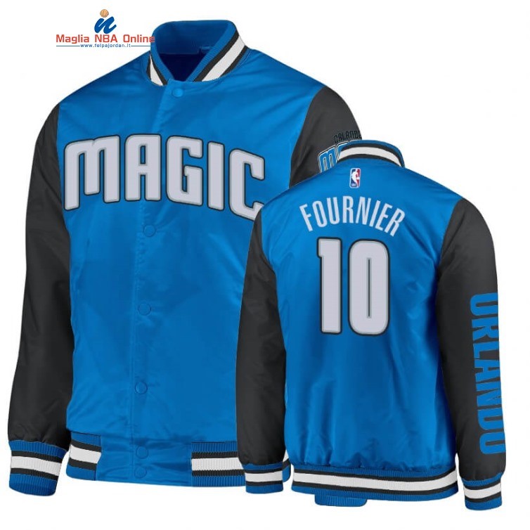 Giacca NBA Orlando Magic #10 Evan Fournier Blu 2020 Acquista