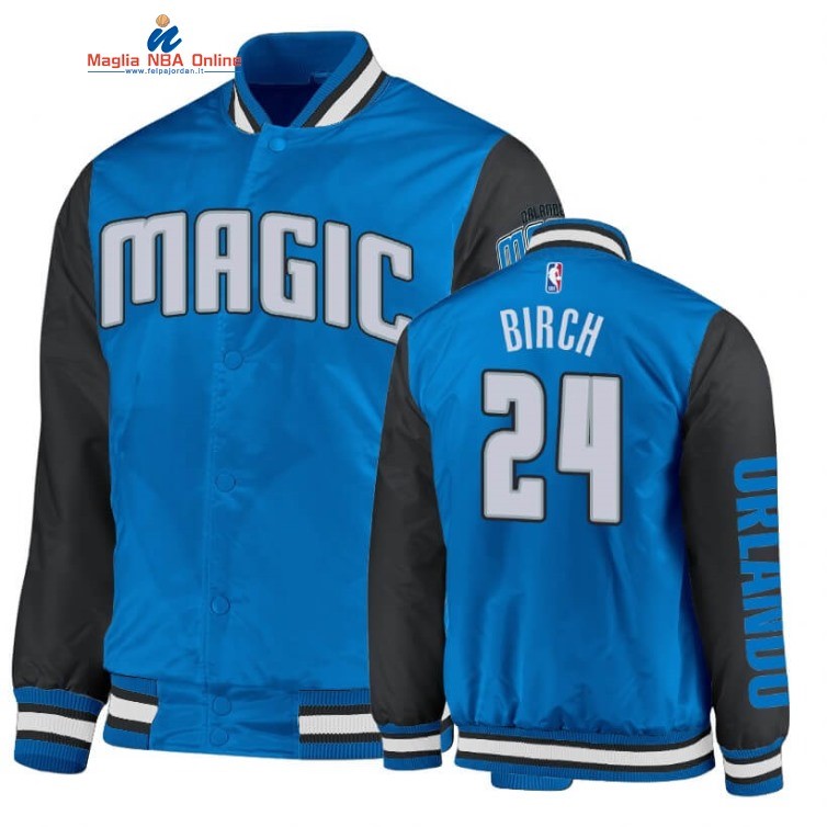 Giacca NBA Orlando Magic #24 Khem Birch Blu 2020 Acquista