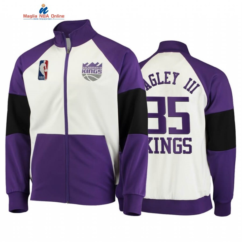 Giacca NBA Sacramento Kings #35 Marvin Bagley III Bianco Porpora 2020 Acquista