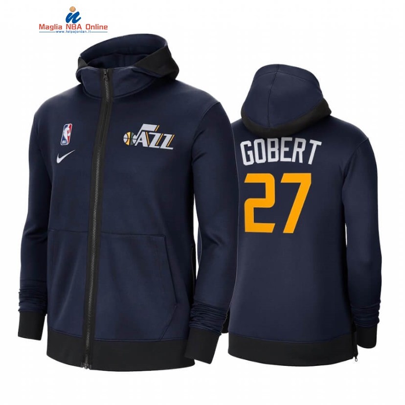 Giacca NBA Utah Jazz #27 Rudy Gobert Marino 2020-21 Acquista