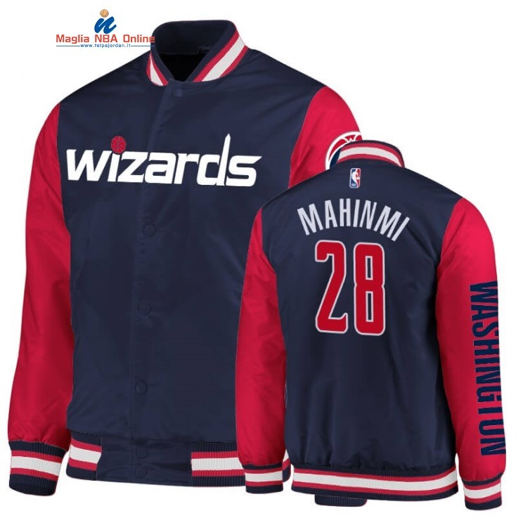 Giacca NBA Washington Wizards #28 Ian Mahinmi Marino Rosso 2020 Acquista