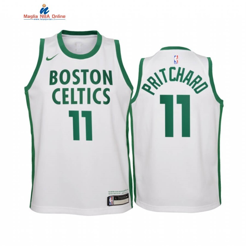Maglia NBA Bambino Boston Celtics #11 Payton Pritchard Bianco Città 2020-21 Acquista