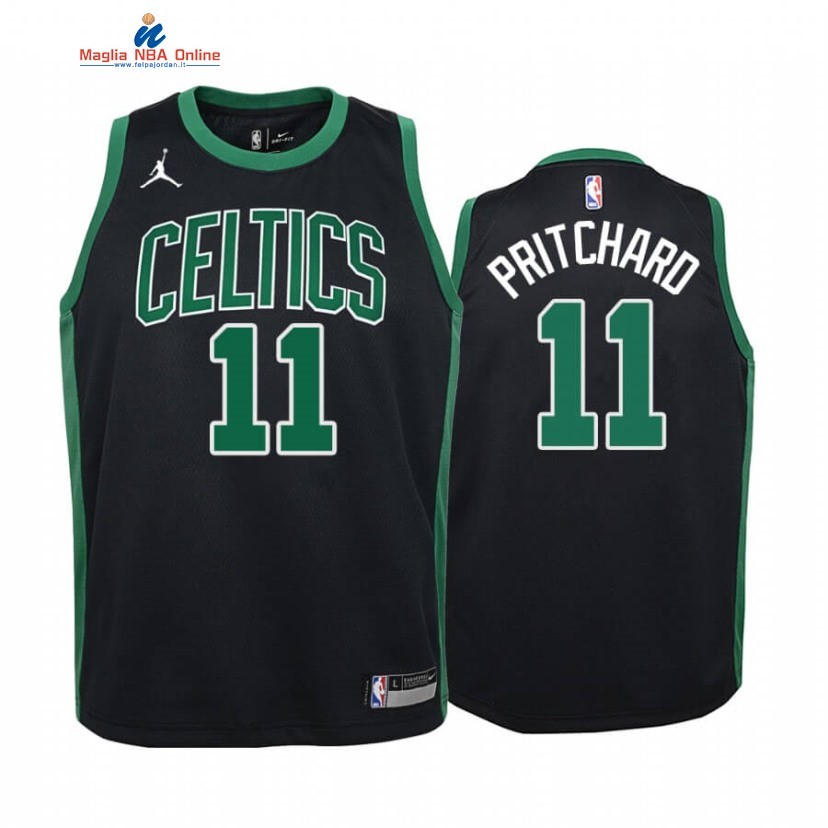 Maglia NBA Bambino Boston Celtics #11 Payton Pritchard Nero Statement 2020-21 Acquista