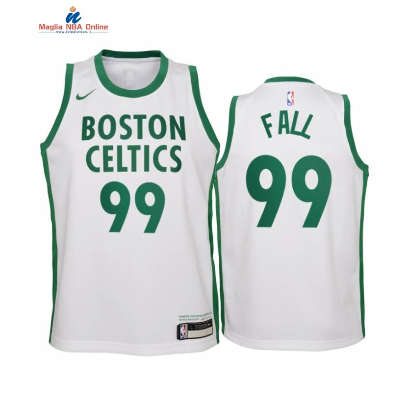 Maglia NBA Bambino Boston Celtics #99 Tacko Fall Bianco Città 2020-21 Acquista