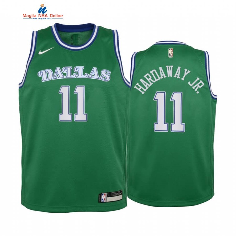 Maglia NBA Bambino Dallas Mavericks #11 Tim Hardaway Jr. Verde Città 2020-21 Acquista
