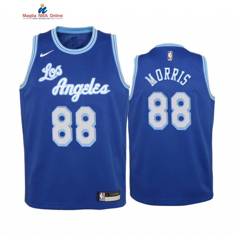 Maglia NBA Bambino Los Angeles Lakers #88 Markieff Morris Blu 2020-21 Acquista