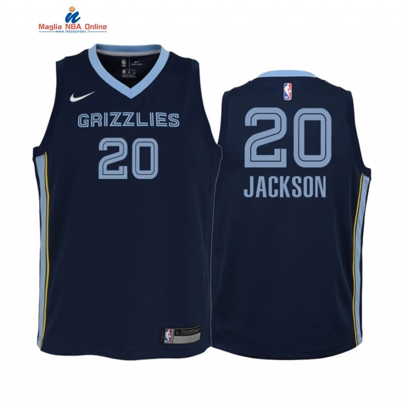 Maglia NBA Bambino Memphis Grizzlies #20 Josh Jackson Marino Icon 2020 Acquista