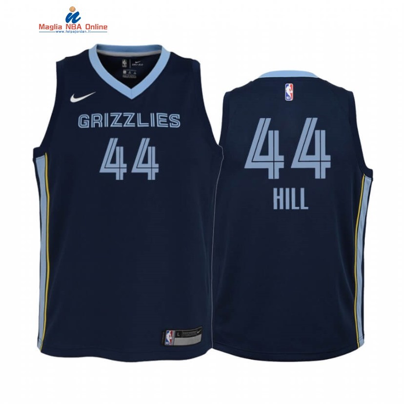 Maglia NBA Bambino Memphis Grizzlies #44 Solomon Hill Marino Icon 2020 Acquista